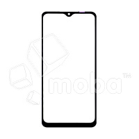 Стекло для переклейки Samsung Galaxy A12 (A125F) в сборе с OCA пленкой Черный - OR (Mitsubishi)
