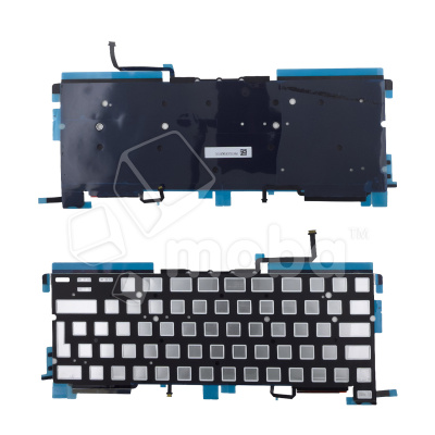 Подсветка клавиатуры для ноутбука MacBook Pro M1 13"/M2 13" A2338 (2020-2022, Г-образный Enter RU) Черный