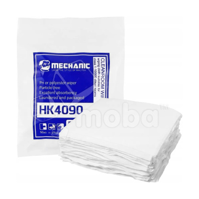 Салфетки для чистки дисплеев одноразовые Mechanic HK4090 (антистатические, безворсовые, 9.5*9.5 см, 50 шт.)