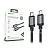 Кабель Type-C - Type-C Acefast C20-03 (3A, 60W, PD, оплетка нейлон, 1.2 м) Черный