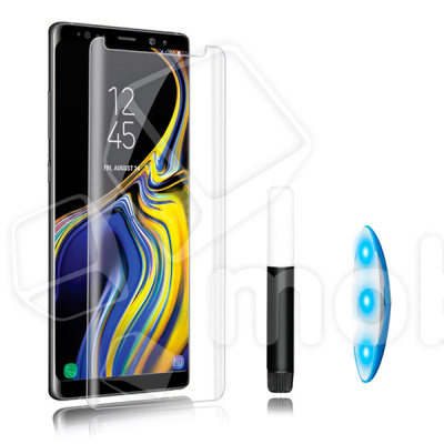 Защитное стекло "UV комплект" для Samsung Galaxy S20+ (G985F) (клей, лампа)