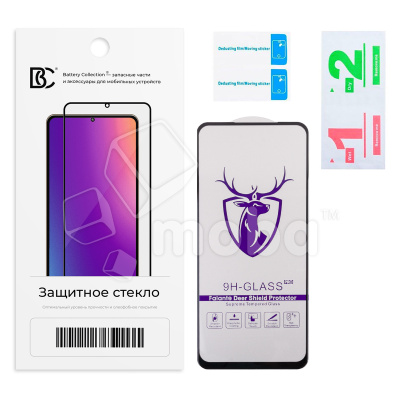 Защитное стекло "Премиум" для Realme 7/8 5G/Narzo 30 4G/5G Черный