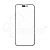 Стекло для переклейки iPhone 15 Pro Max в сборе с OCA пленкой Черный - OR (Feaglet)