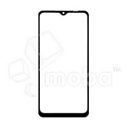 Стекло для переклейки Samsung Galaxy A12 (A125F) в сборе с OCA пленкой Черный - OR (Mitsubishi)
