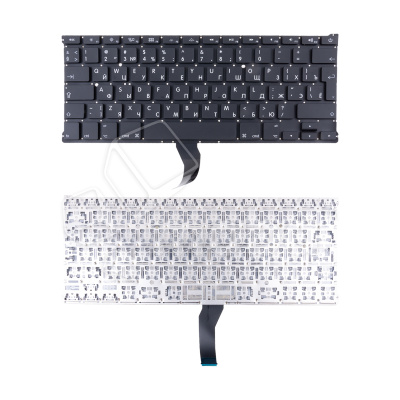 Клавиатура для ноутбука MacBook Air 13" A1369 (2010, Г-образный Enter RU) Черный