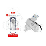 USB-флеш (USB 3.0 + Type-C) 64GB XO U50 Серебро
