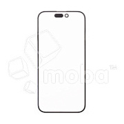 Стекло для переклейки iPhone 15 в сборе с OCA пленкой Черный - OR (Feaglet)